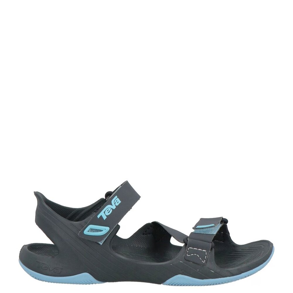 Teva Women's Gray Blue Barracuda Open‎ Toe Trail Trekking Sandal Size 8